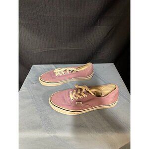 Vans Purple Low Top Lace Up Sneakers W 7 M 5.5 Used No Box
